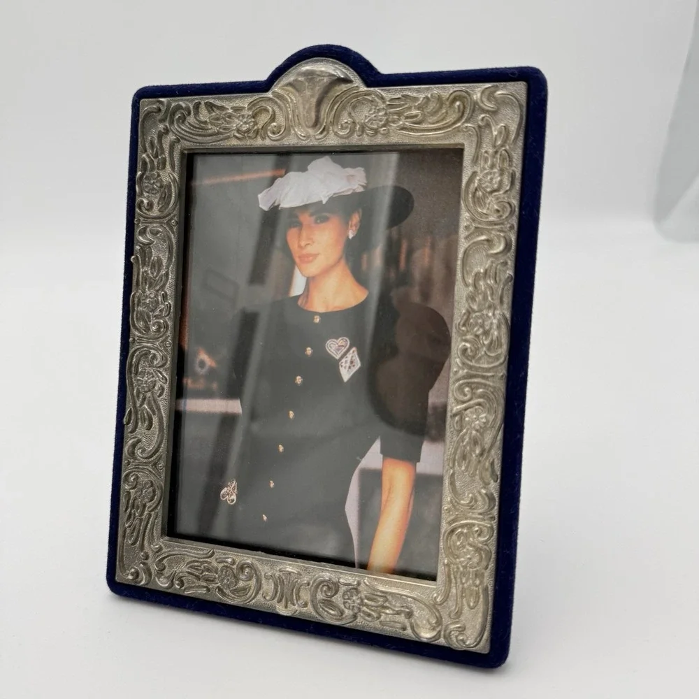Vtg International Silver Company Silver Plated Ornate Picture Frame 3.5 X 5.5 in